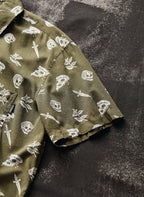 Pizza Slayer Button-Up - Qu!rk Boutique