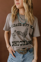 Please Buy Me Chickens Graphic Tee - Qu!rk Boutique
