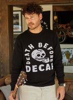 Death Before Decaf Sweater - Qu!rk Boutique