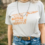 Raisin' Hell Bull Skull Graphic Tee - Qu!rk Boutique