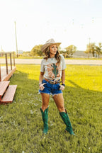 Retro Cactus Graphic Tee - Qu!rk Boutique
