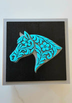 Baha Ranch 3D Tooled Gift Box - choice of colors and sizes - Qu!rk Boutique
