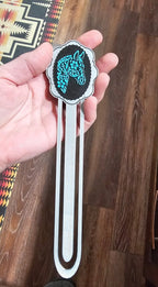 Baha Ranch 3D Horse Equine Bookmark Earrings Pin Magnet made in America - Qu!rk Boutique