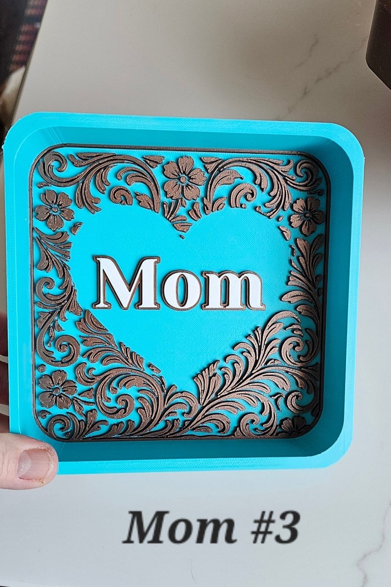 Baha Ranch 3d Print Western Longhorn Cowboy Cowgirl Accessory Tooled Tray - Qu!rk Boutique