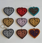 3d Printed Tooled Cowboy Cowgirl Heart Keychain or Purse Charm - Qu!rk Boutique