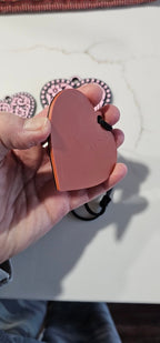 3d Printed Tooled Cowboy Cowgirl Heart Keychain or Purse Charm - Qu!rk Boutique
