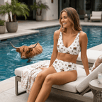 Baha Ranch Yeehaw Hereford Brands Bikini Bottom - Qu!rk Boutique