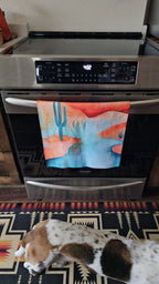 Desert Dreaming Set of 4 Kitchen Dish Towels Made in America - Qu!rk Boutique