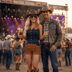 Giddy Up Cowgirl Fringe Vest Shorts Set Outfit - Qu!rk Boutique