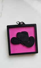3D Print Picture Necklace on Deerskin Leather Western Cowboy Horse Hat Boot Made in America - Qu!rk Boutique