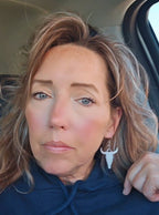 Baha Ranch 3D Print Silver Silk western Earrings Choice of styles Made in America - Qu!rk Boutique