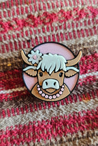 3d Western Cowgirl Cowboy Highland Cow Theme - Necklace, Purse Charm, Earrings, Keychain, Magnet - Qu!rk Boutique