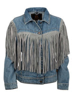Mason Denim Fringe Jacket - Qu!rk Boutique