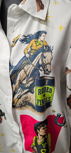 Baha Ranch The Last Roundup Button Up Blouse