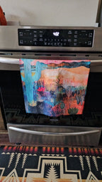 Desert Dreaming Set of 4 Kitchen Dish Towels Made in America - Qu!rk Boutique