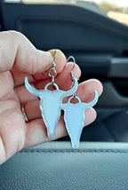 Baha Ranch 3D Print Silver Silk western Earrings Choice of styles Made in America - Qu!rk Boutique