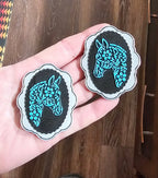 Baha Ranch 3D Horse Equine Bookmark Earrings Pin Magnet made in America - Qu!rk Boutique