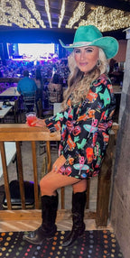 Baha Ranch Vegas Neon Women's Western Blazer - Qu!rk Boutique