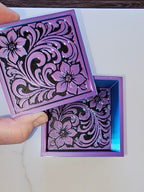 Baha Ranch 3D Tooled Gift Box - choice of colors and sizes - Qu!rk Boutique