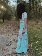 Baha Ranch Retro Pop Western Prairie Maxi Skirt - Qu!rk Boutique