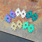 3D Print Southwestern Aztec Boho Earrings Choice of Colors Made in America - Qu!rk Boutique