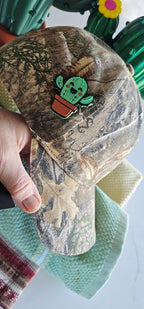 3d Happy Cactus Hat Pin - Qu!rk Boutique