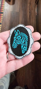 Baha Ranch 3D Horse Equine Bookmark Earrings Pin Magnet made in America - Qu!rk Boutique