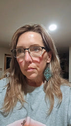 3D Print Western Tooled Floral Earrings Made in America Choice of Colors - Qu!rk Boutique