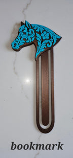 Baha Ranch Year of the Horse Tooled 3d Print Bookmark Keychain Hatpin Magnet Purse Charm Made in America - Qu!rk Boutique