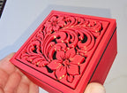 Baha Ranch 3D Tooled Gift Box - choice of colors and sizes - Qu!rk Boutique