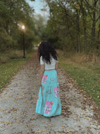 Baha Ranch Retro Pop Western Prairie Maxi Skirt - Qu!rk Boutique