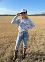Star Spangled Boots Graphic Sweatshirt - Qu!rk Boutique