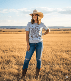 Star Spangled Boots Graphic Tee - Qu!rk Boutique