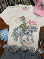 Rootin Tootin Cowgirl Graphic Tee - Qu!rk Boutique