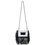 Clear Three Fringe Crossbody