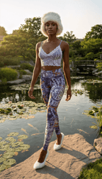 Sanskrit Galaxy High Waist Leggings - Qu!rk Boutique