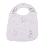 Dandelions Bamboo Muslin Snap Bibs 3PK - Qu!rk Boutique