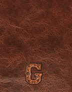 Monogrammed Initial Western Leather Look Saddle Longhorn Cowboy Cowgirl Kitchen Dish Towels Made in America - Qu!rk Boutique