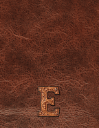 Monogrammed Initial Western Leather Look Saddle Longhorn Cowboy Cowgirl Kitchen Dish Towels Made in America - Qu!rk Boutique