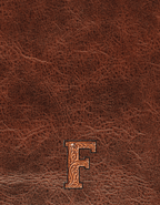 Monogrammed Initial Western Leather Look Saddle Longhorn Cowboy Cowgirl Kitchen Dish Towels Made in America - Qu!rk Boutique