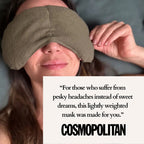 ☼ Tension Relief Eye Mask - Olive - Qu!rk Boutique