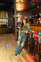 Spoiled Blue Collar Wife Graphic Tee - Qu!rk Boutique
