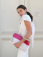 Block A Clutch - Pink - Qu!rk Boutique