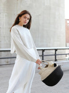 Naiya Foldable Basket Bag - Qu!rk Boutique