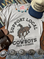 Support Local Cowboys Graphic Tee - Qu!rk Boutique