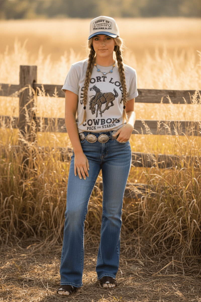 Support Local Cowboys Graphic Tee - Qu!rk Boutique
