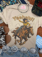 Yeehaw! Cowgirl Graphic Tee - Qu!rk Boutique