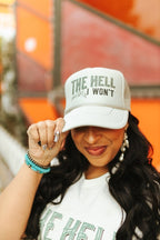 The Hell I Won't Trucker Hat - Qu!rk Boutique