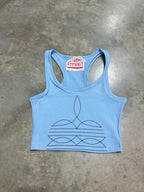 The Original, Viral Boot Stitch Western Tank Top - Qu!rk Boutique