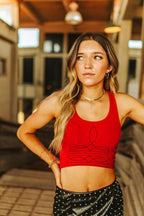The Original, Viral Boot Stitch Western Tank Top - Qu!rk Boutique